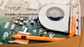  Presentation with copper - Amazing slide set having laptop-ventilation-cooling-system-copper backdrop and a lemonade colored foreground