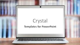  Presentation with laptop blank screen - Audience pleasing presentation consisting of laptop-with-blank-screen-copy backdrop and a white colored foreground