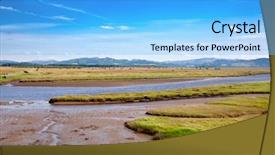  Presentation with national - Colorful theme enhanced with large area of raised bog backdrop and a light blue colored foreground