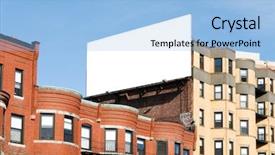  Presentation with city for - Cool new slides with large billboard in the city backdrop and a light blue colored foreground