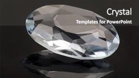  Presentation with diamond - Slide deck having large diamond on black background background and a dark gray colored foreground