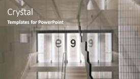  Presentation with height - Theme consisting of large-double-height-space background and a gray colored foreground