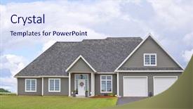  Presentation with rural home - Slide deck having cng - gas ngvlpgcng dispenser background and a dark gray colored foreground