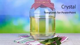  Presentation with nature - Audience pleasing presentation theme consisting of large flagon of fresh birch backdrop and a  colored foreground