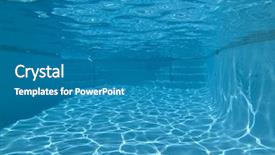  Presentation with swimming pool - Slide set with mean dogs - funny little beabull puppy that background and a lemonade colored foreground