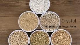  Presentation with food white - Theme enhanced with large-grain-food-selection background and a coral colored foreground