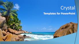  Presentation with granite - Cool new theme with large-granite-boulders-in-anse backdrop and a teal colored foreground