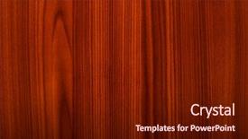  Presentation with wood texture - Amazing theme having large image of polished wood backdrop and a tawny brown colored foreground
