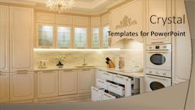  Presentation with luxury gold - Audience pleasing PPT layouts consisting of large-luxury-beige-and-gold backdrop and a coral colored foreground