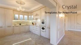  Presentation with luxury gold - Audience pleasing presentation theme consisting of large-luxury-beige-and-gold backdrop and a coral colored foreground