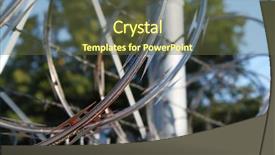 Presentation with razor - PPT layouts having large metal fence with barbwire background and a tawny brown colored foreground