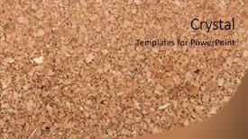  Presentation with corkboard - Theme enhanced with large piece of corkboard suitable background and a coral colored foreground