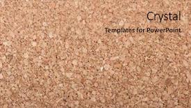  Presentation with corkboard - PPT theme having large piece of corkboard suitable background and a coral colored foreground