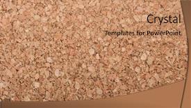  Presentation with corkboard - Presentation enhanced with large piece of corkboard suitable background and a coral colored foreground