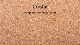  Presentation with corkboard - Amazing presentation theme having large piece of corkboard suitable backdrop and a coral colored foreground