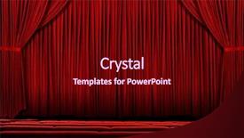  Presentation with curtain - Amazing slides having arrested businessman with handcuff backdrop and a dark gray colored foreground