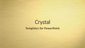  Presentation with shiny gold - Cool new PPT theme with large sheet of rendered lightly brushed shiny gold backdrop and a blonde colored foreground
