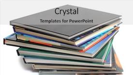  Presentation with surgical masks stack of color - Cool new presentation with large stack of paper book backdrop and a light gray colored foreground