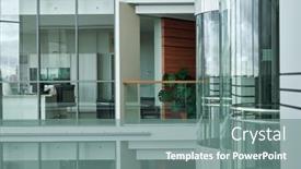  Presentation with green office - Presentation theme featuring large-windows-and-modern-spacious background and a gray colored foreground