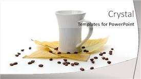  Presentation with autumn leaves - Amazing slides having large-yellow-autumn-willow-leaves backdrop and a white colored foreground