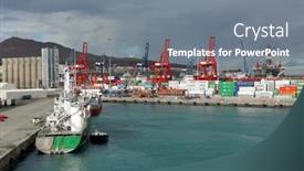  Presentation with 2020 - Presentation design enhanced with las-palmas-de-gran-canaria background and a gray colored foreground