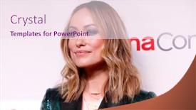  Presentation with awards - Theme featuring las-vegas-apr-4-olivia background and a sky blue colored foreground