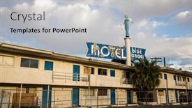  Presentation with las vegas - Slide set consisting of rough wall plaster texture white color wallpaper background and a light gray colored foreground