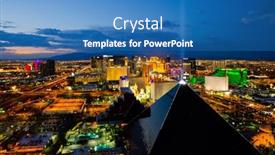  Presentation with casinos - Presentation theme having las-vegas-august-13 background and a  colored foreground