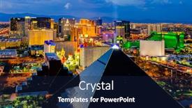  Presentation with casinos - Amazing theme having las-vegas-august-13 backdrop and a navy blue colored foreground