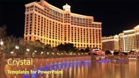  Presentation with revenue - Beautiful PPT layouts featuring las-vegas-dec-27-bellagio backdrop and a tawny brown colored foreground