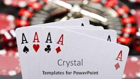  Presentation with las vegas - Beautiful presentation featuring jackpot casino slot games playing - las vegas game backdrop and a light gray colored foreground