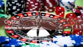  Presentation with las vegas - Presentation theme enhanced with las-vegas-game background and a tawny brown colored foreground