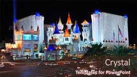  Presentation with king arthur - Beautiful PPT layouts featuring las-vegas-mar-4-excalibur backdrop and a tawny brown colored foreground