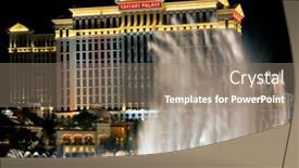  Presentation with las vegas nevada - Slides having las-vegas-may-2 background and a coral colored foreground