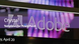  Presentation with association - PPT theme featuring las-vegas-nv-adobe-booth background and a violet colored foreground