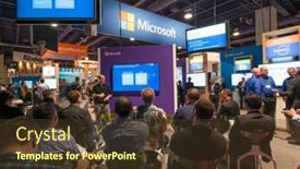  Presentation with association - Theme enhanced with las-vegas-nv-april-15 background and a tawny brown colored foreground