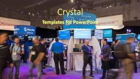  Presentation with association - PPT theme having las-vegas-nv-april-15 background and a tawny brown colored foreground