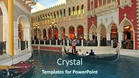  Presentation with luxury casino - PPT layouts with las-vegas-us-october-12 background and a ocean colored foreground
