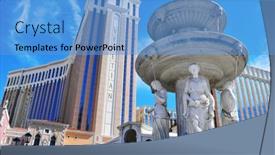  Presentation with luxury casino - Slide deck enhanced with las-vegas-us-october-13 background and a teal colored foreground