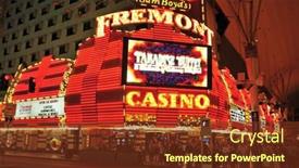  Presentation with las vegas - Audience pleasing presentation theme consisting of las-vegas-us-october-13 backdrop and a tawny brown colored foreground