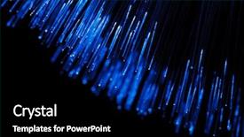  Presentation with fiber optic - Audience pleasing slide deck consisting of laser beams - fiber optic abstract background backdrop and a black colored foreground