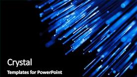  Presentation with fiber optic - Cool new presentation theme with laser beams - fiber optic abstract background backdrop and a black colored foreground
