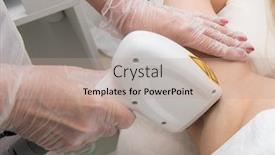  Presentation with laser - Cool new presentation theme with laser-epilation-of-armpits-hair backdrop and a coral colored foreground