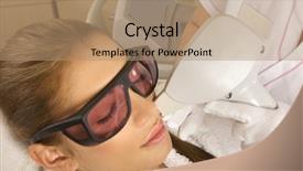  Presentation with laser - Cool new presentation with laser hair removal in professional backdrop and a coral colored foreground