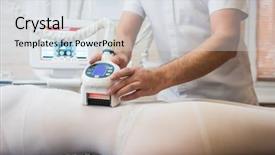  Presentation with abdominal - Colorful PPT theme enhanced with laser lipolysis of the abdominal backdrop and a  colored foreground