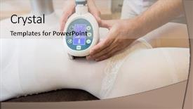  Presentation with abdominal - Amazing presentation theme having laser lipolysis of the abdominal backdrop and a soft green colored foreground