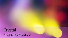  Presentation with stage lights - Cool new PPT layouts with laser machining - stage lights backdrop and a lilac colored foreground