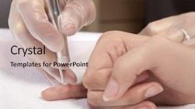  Presentation with laser - Audience pleasing slide deck consisting of laser removal of wart backdrop and a coral colored foreground