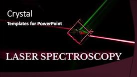  Presentation with molecular spectroscopy - Presentation theme with laser-spectroscopy-analyzes-interaction-between background and a black colored foreground