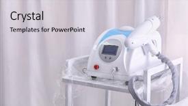  Presentation with salon - PPT theme with  background and a  colored foreground